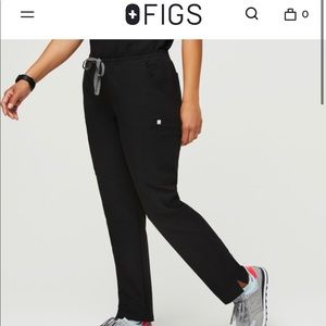 Figs women's Black Yola - Petite Skinny Scrub Pants - XS - Petite / Black